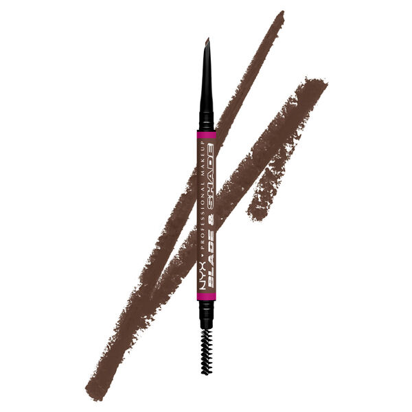 Nano-Precise, двусторонний карандаш для бровей 09 Brunette, 13,6 г Nyx Professional Makeup Blade & shade, цвет 09 brunette — фото 2