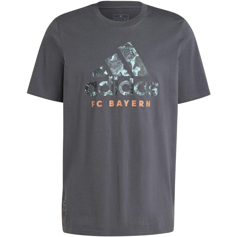 

Фанатская рубашка ФК Бавария Мюнхен с сезонной графикой Adidas, цвет dkgrey