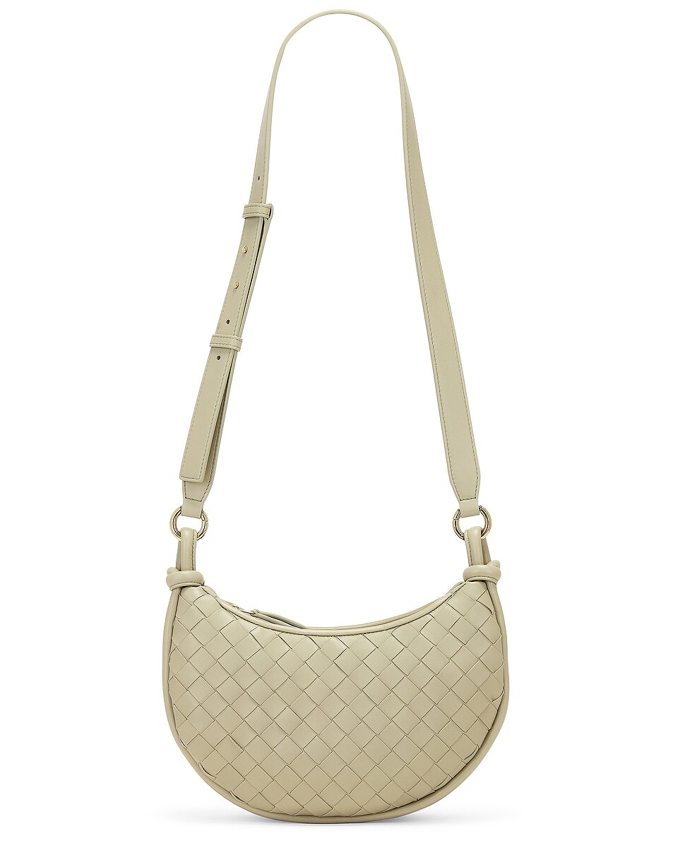 

Сумка Gemini с несколькими карманами Bottega Veneta, цвет Travertine & Muse Brass