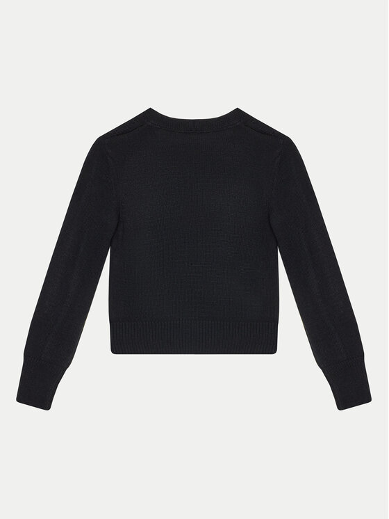 Кардиган обычного кроя 1370C601Q United Colors Of Benetton, черный — фото 2