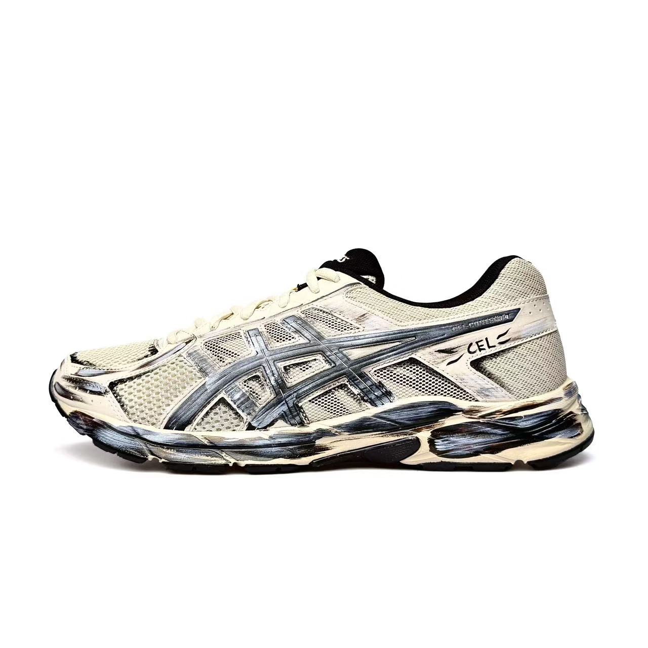 

ASICS Gel Contend 4 амортизирующие устойчивые к истиранию дышащие кроссовки low top unisex ecru brown