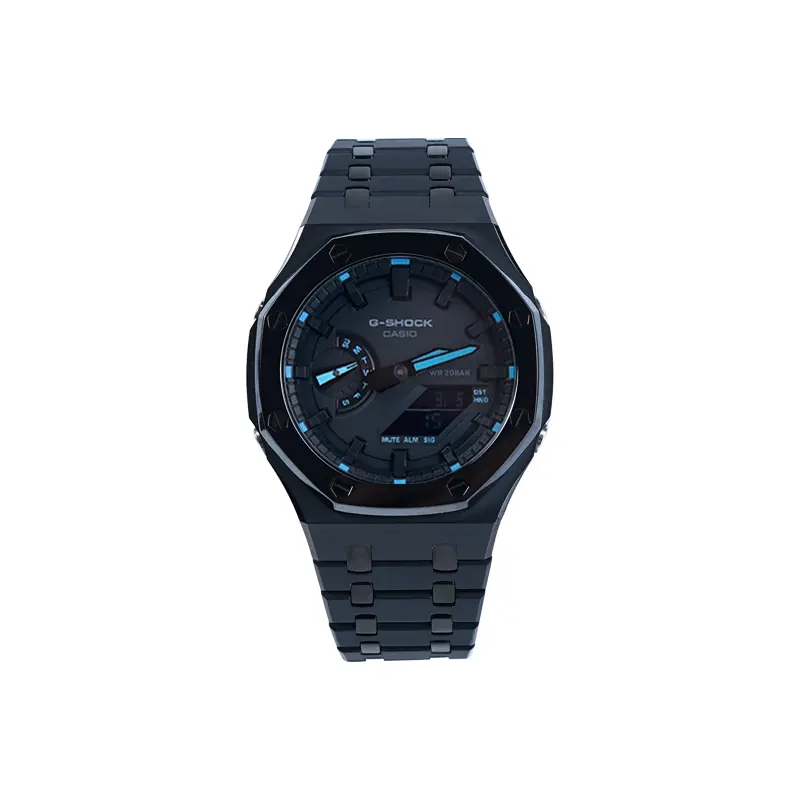 

Мужские часы CASIO Liquid Crystal/Analog Dual Display Series черные