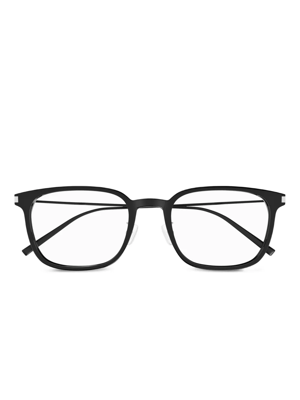 

Очки в квадратной оправе Saint Laurent Eyewear, черный