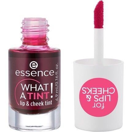 

Essence What a Tint Тинт для губ и щек Стойкие жидкие румяна и пятно для губ Веганский и без тестирования на животных