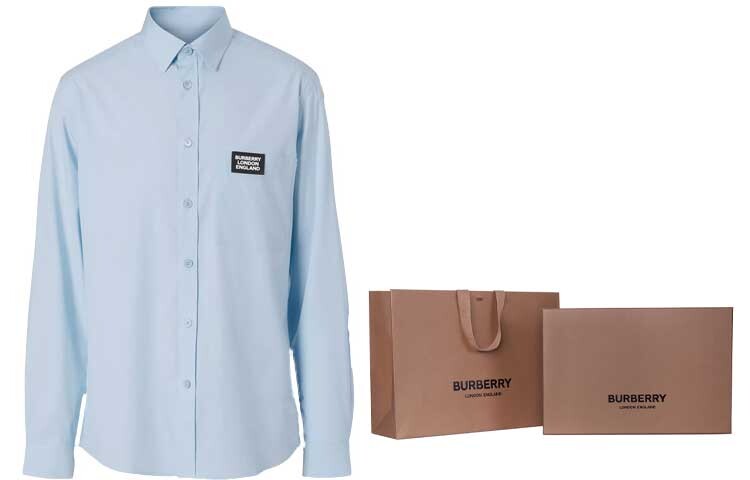Мужская рубашка Burberry, Эксклюзивная подарочная коробка, Хлопок — фото 3