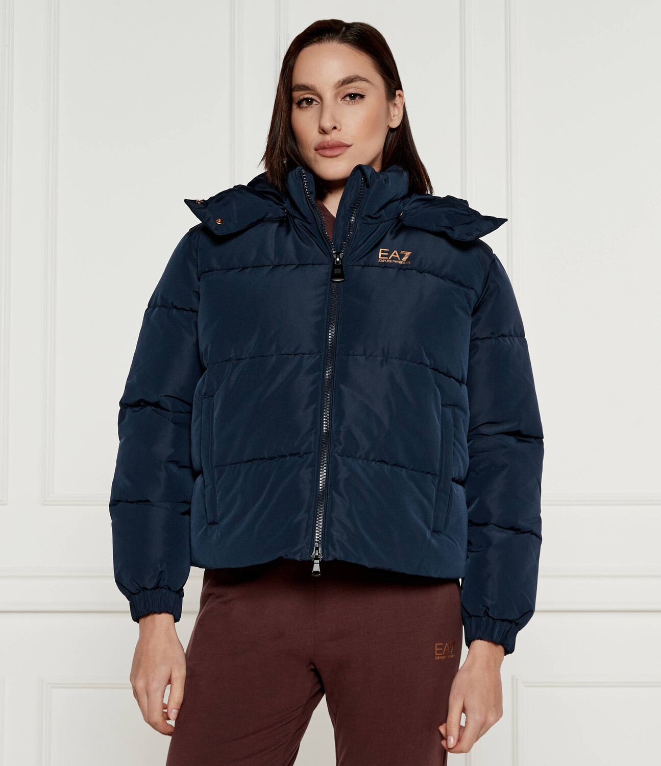 

Куртка EA7 Regular Fit, темно-синий