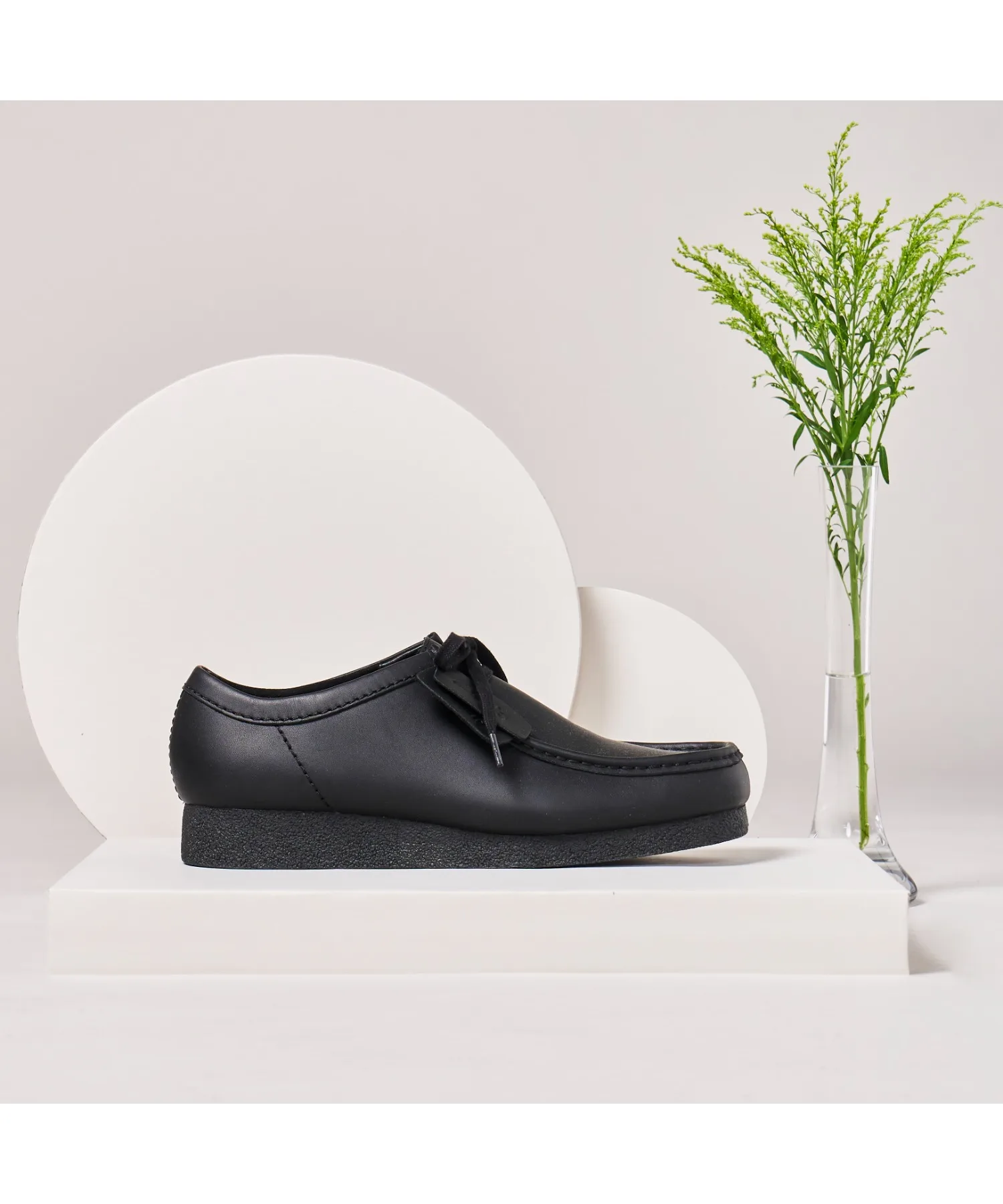 Мужские мокасины водонепроницаемые WallabeeEVO WP Clarks бежевые — фото 3