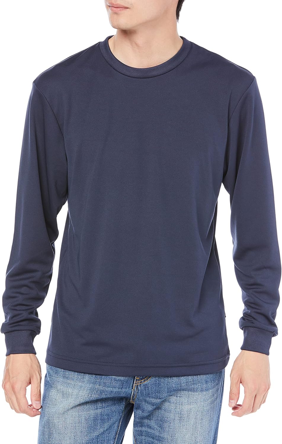 

Футболка унисекс LifeMax MS1609 с длинным рукавом для взрослых, темно-синий