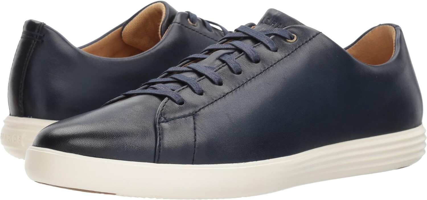 

Кроссовки Grand Crosscourt II Cole Haan, цвет Navy Leather Burnish, Серый, Кроссовки Grand Crosscourt II Cole Haan, цвет Navy Leather Burnish