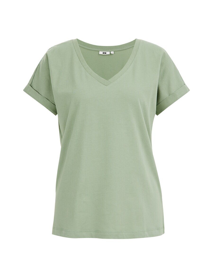 

Футболка WE Fashion Shirt, зеленый