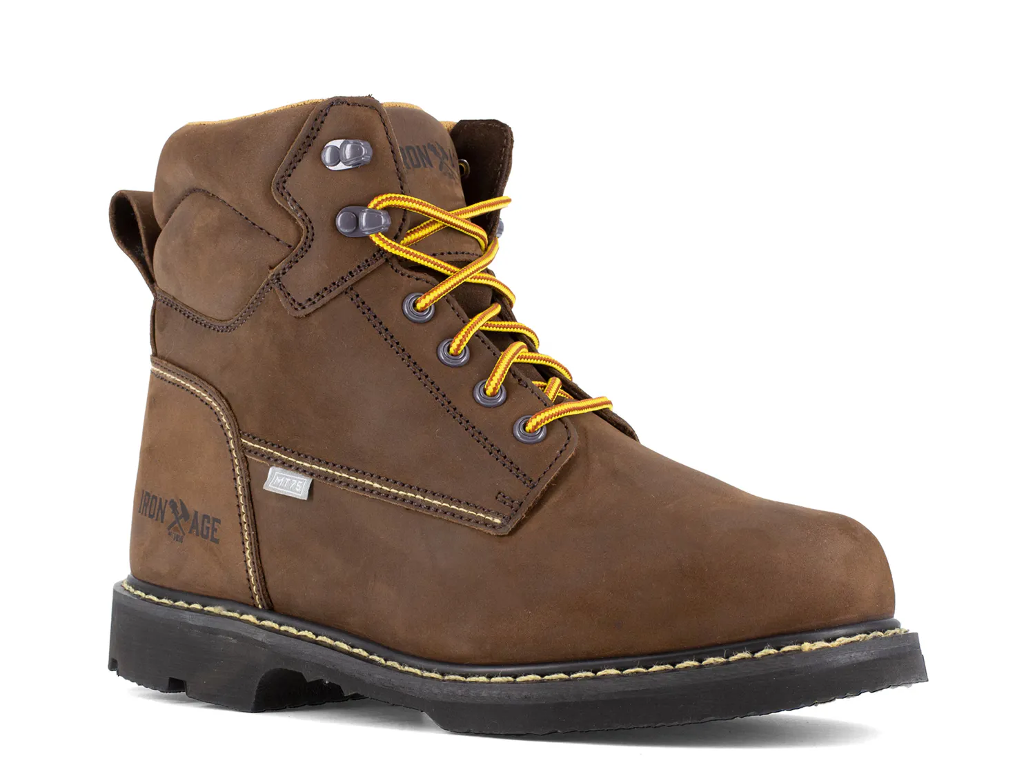 

Сапоги Groundbreaker Steel Toe Work Boot Iron Age, темно-коричневый