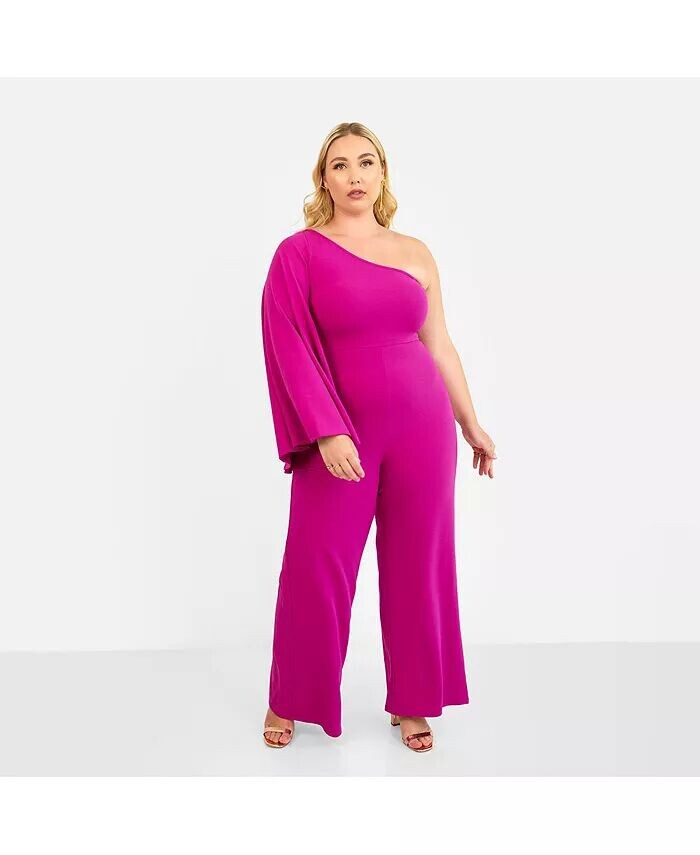 

Женский комбинезон Opal Extreme с одним рукавом и широкими штанинами Rebdolls, фиолетовый