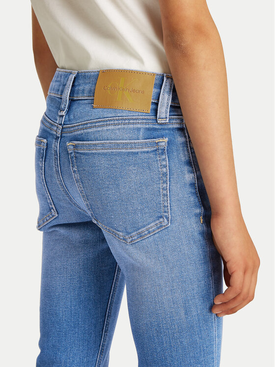 Обтягивающие джинсы IG0IG02707 Calvin Klein Jeans, синий — фото 3