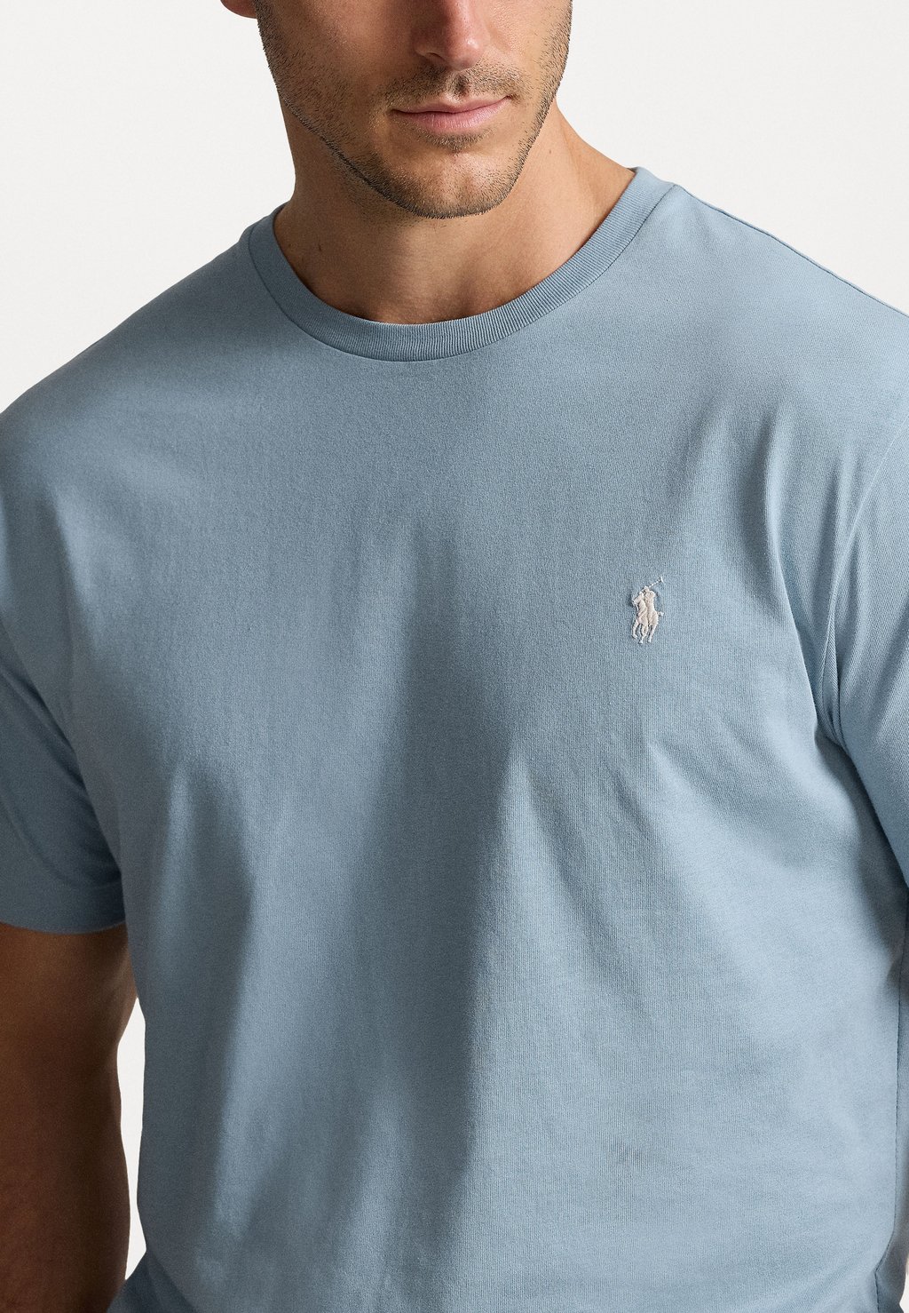 

Базовая футболка JERSEY CREWNECK T-SHIRT Ralph Lauren, синий