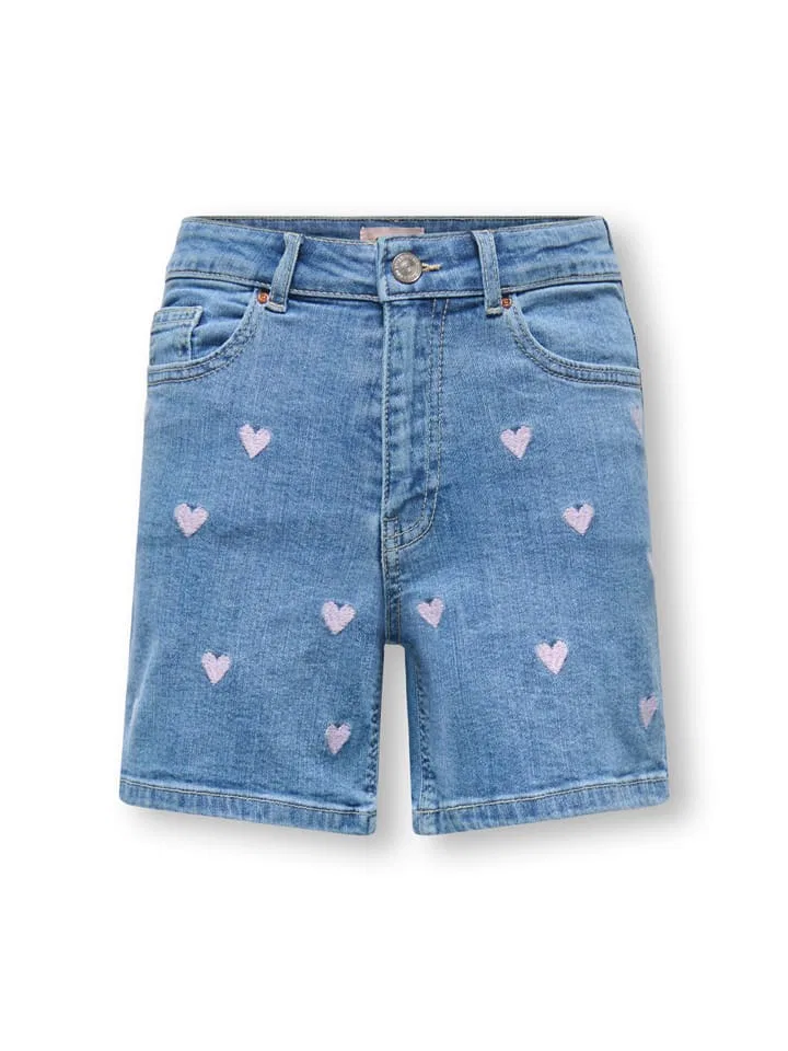 Шорты джинсовые high waist KIDS ONLY, синие