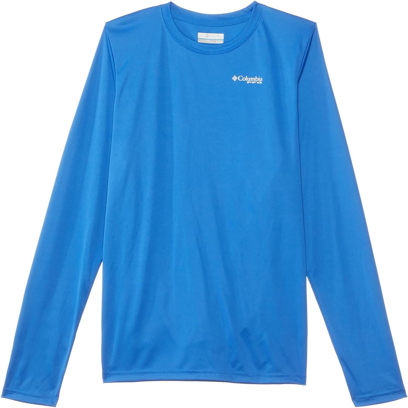 

Лонгслив Columbia Kids Terminal Tackle PFG Bait Jumper Long Sleeve, цвет Vivid Blue/PFG Fish Star Fade Marlin