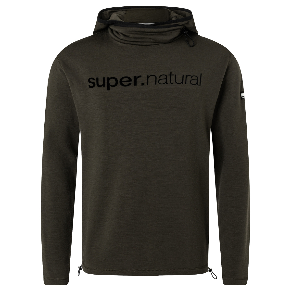 

Толстовка с капюшоном Super Natural Alpine Hooded II, цвет Black Ink