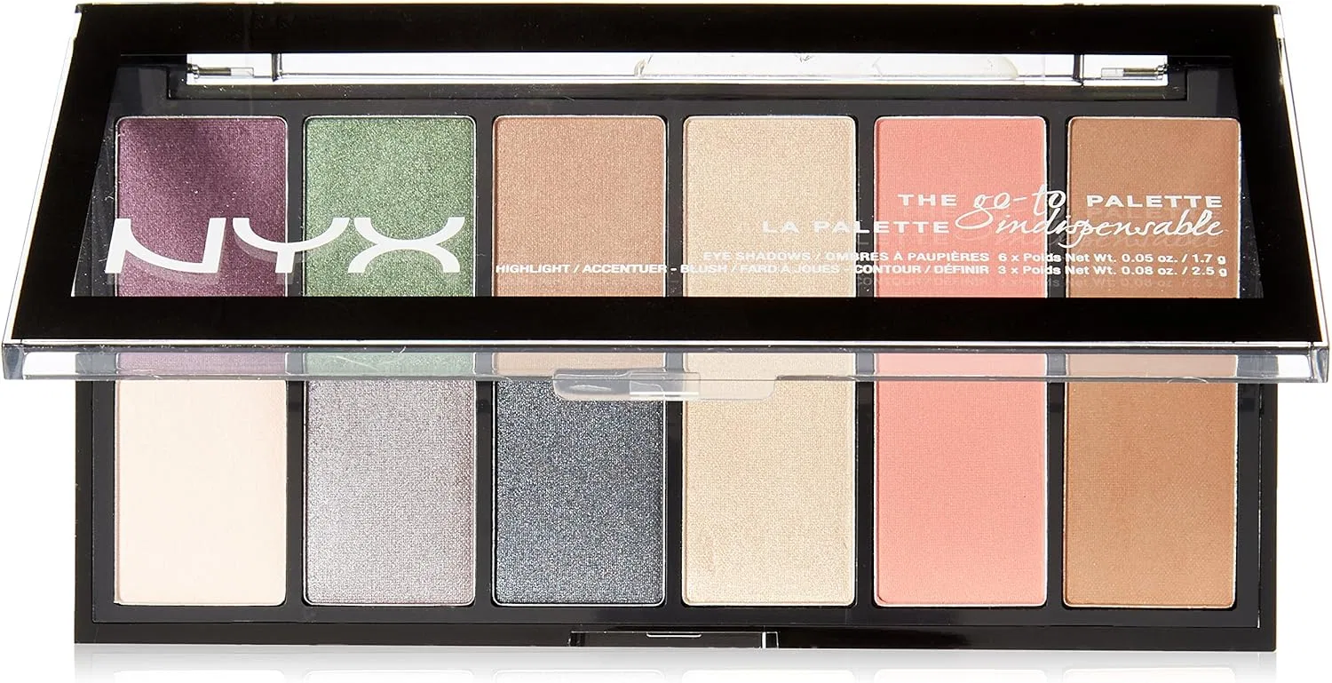 Палетка теней NYX Professional Makeup THE GO TO PALETTE BON VOYAGE