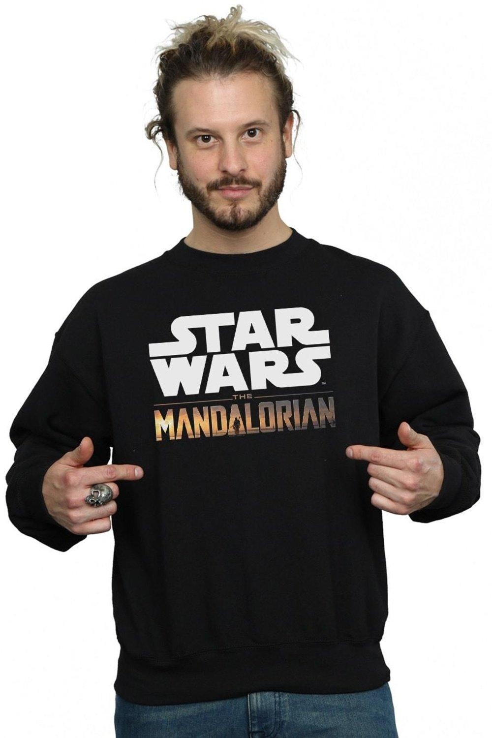 

Толстовка с логотипом Mandalorian Star Wars, черный