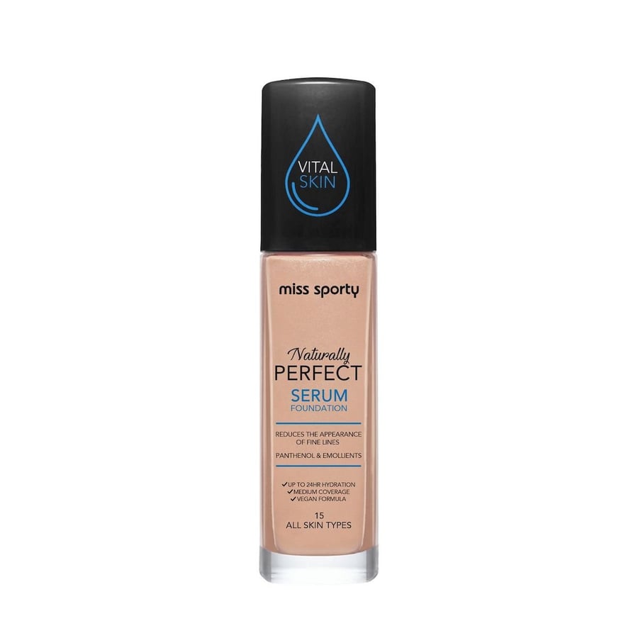 

Miss Sporty, увлажняющая тональная сыворотка Naturally Perfect 15 30 мл