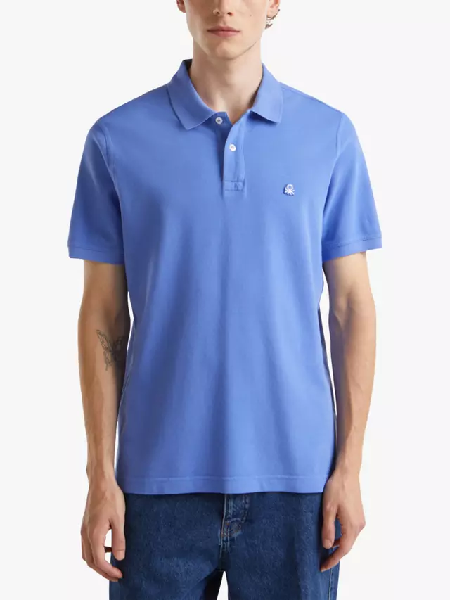 

Поло Benetton Regular Fit, цвет periwinkle