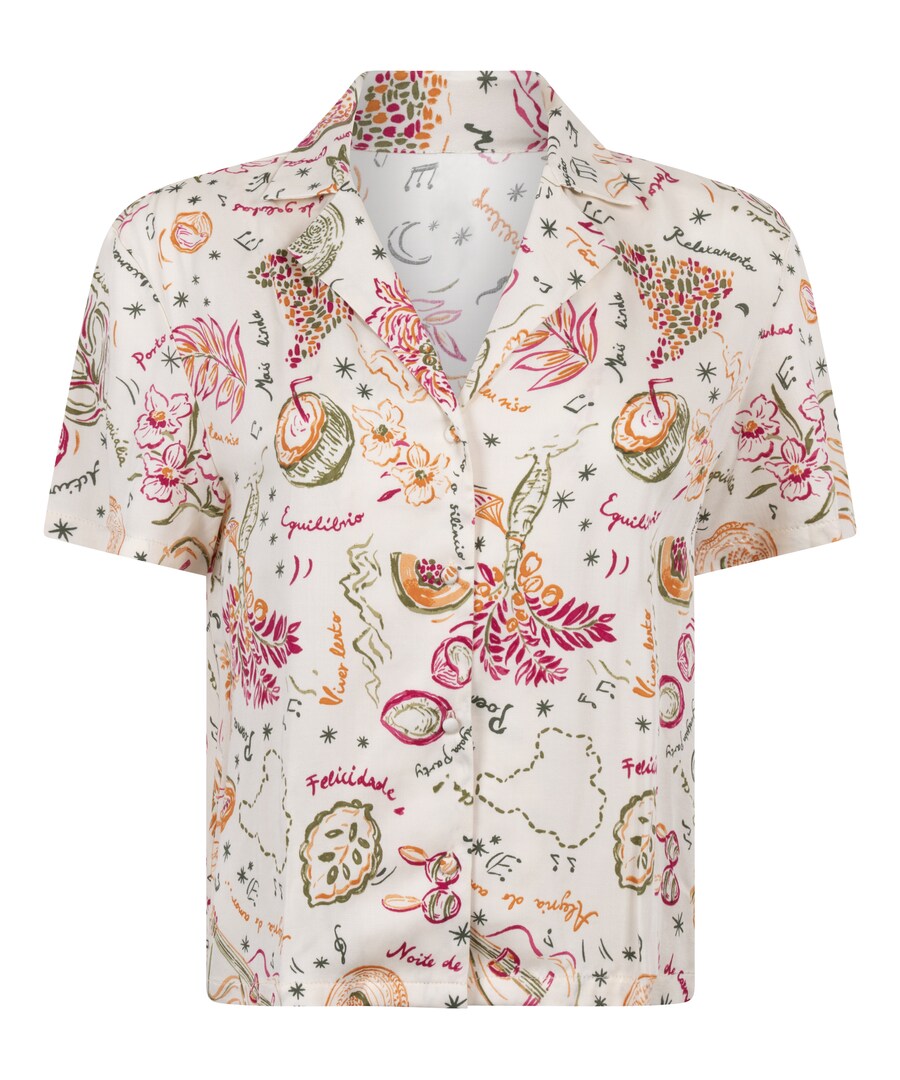 

Пижамная рубашка Hunkemöller Samba, белый