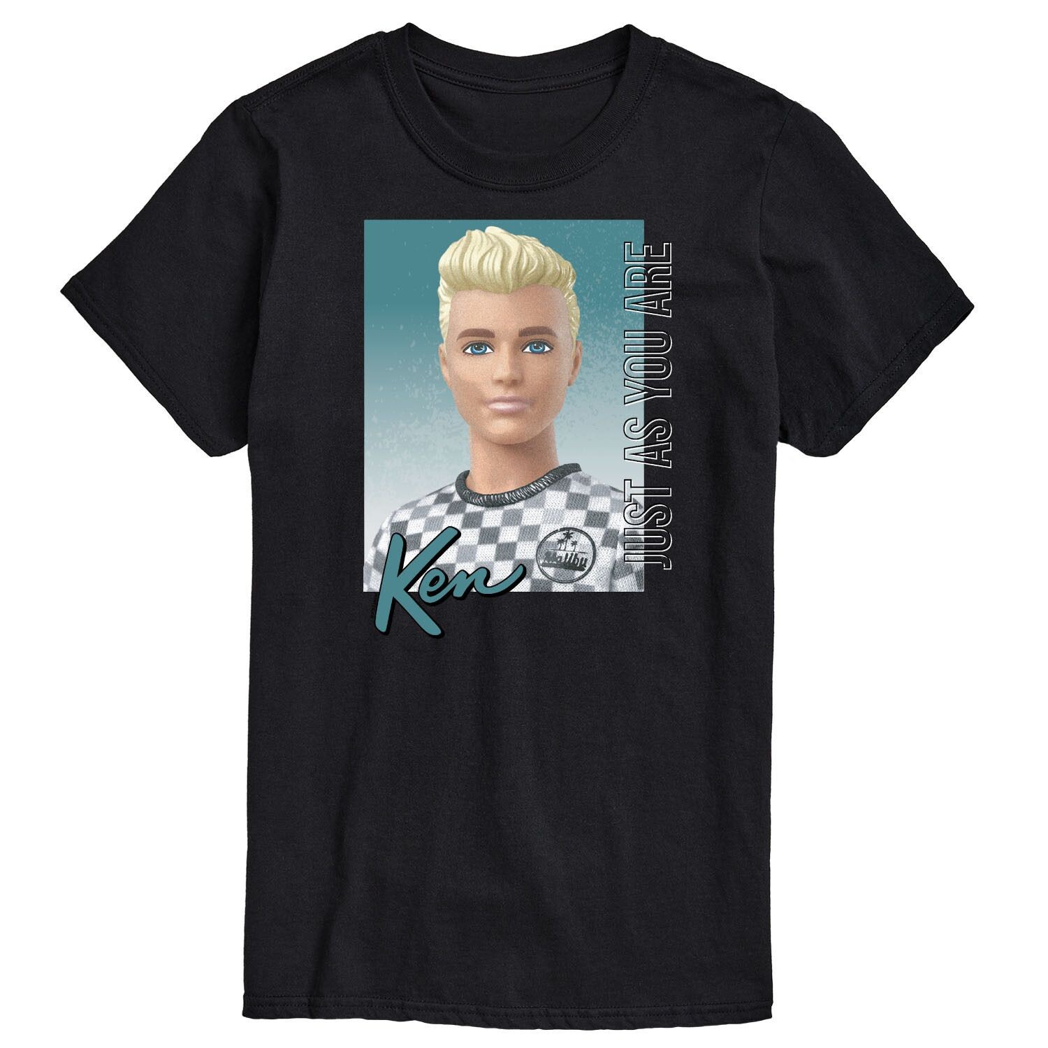 

Футболка с рисунком Big & Tall Ken Just As You Are, Black Barbie, черный