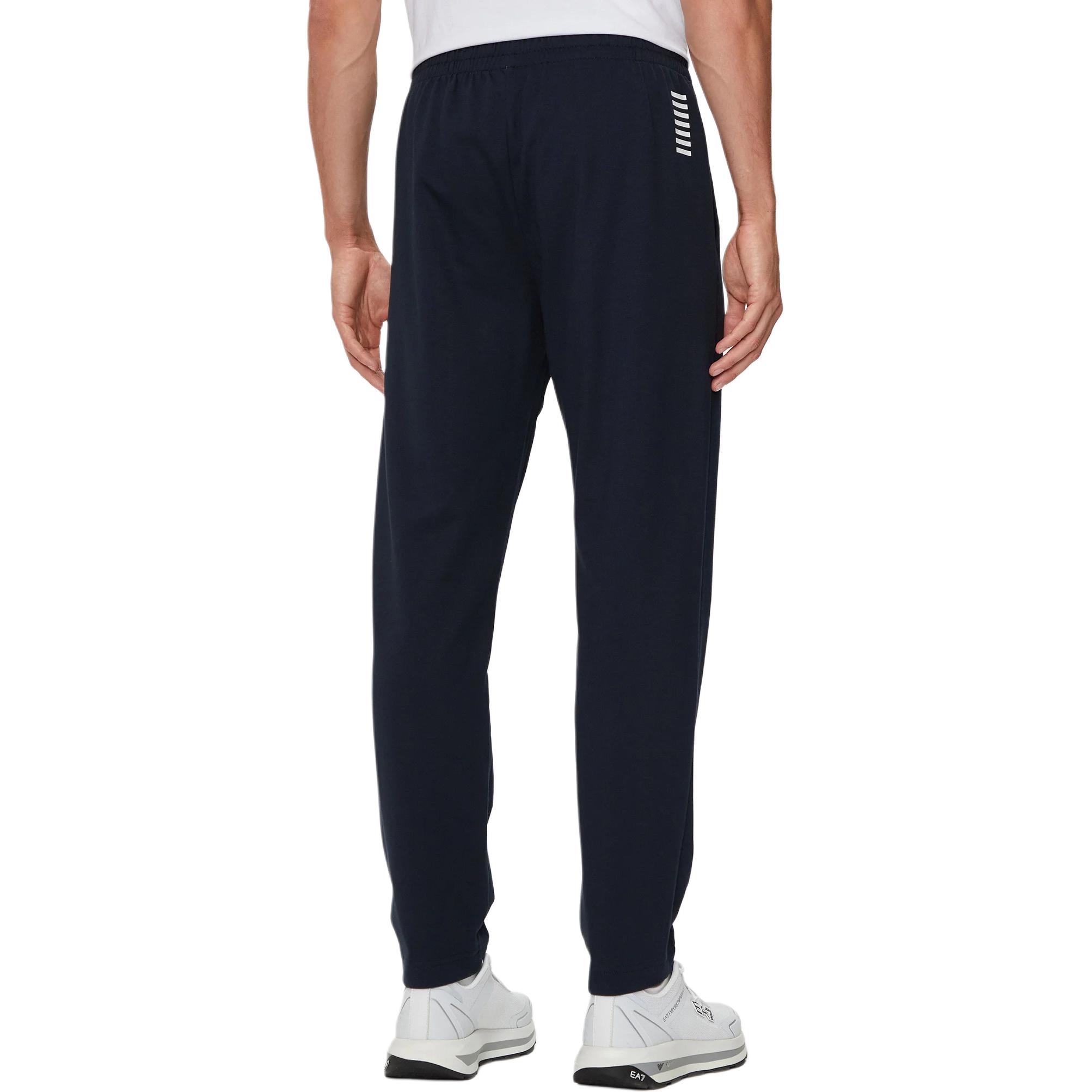 EMPORIO ARMANI EA7 FW24 Вязаные спортивные штаны Men's Marine Blue — фото 4