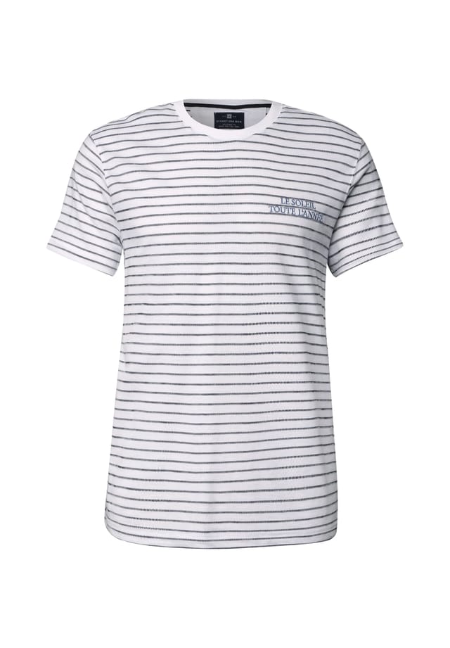 

Футболка с круглым вырезом Street One Men, белый