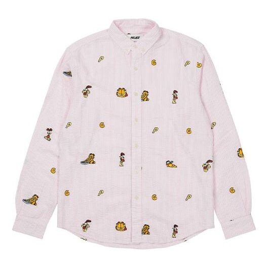 

Рубашка garfield boojie shirt 'pink white' Palace, розовый