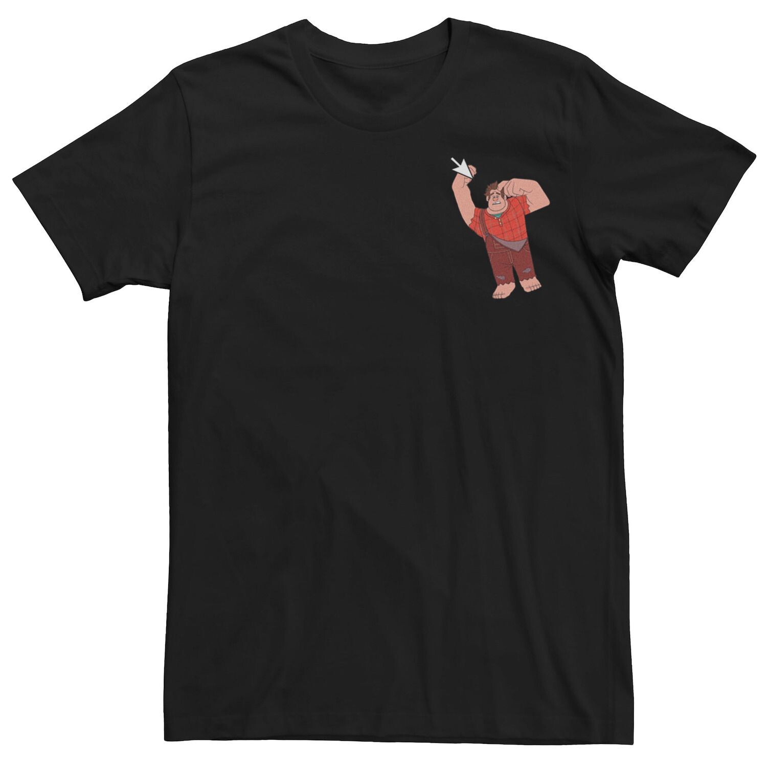 

Мужская футболка с карманным логотипом Disney's Wreck It Ralph и графическим рисунком