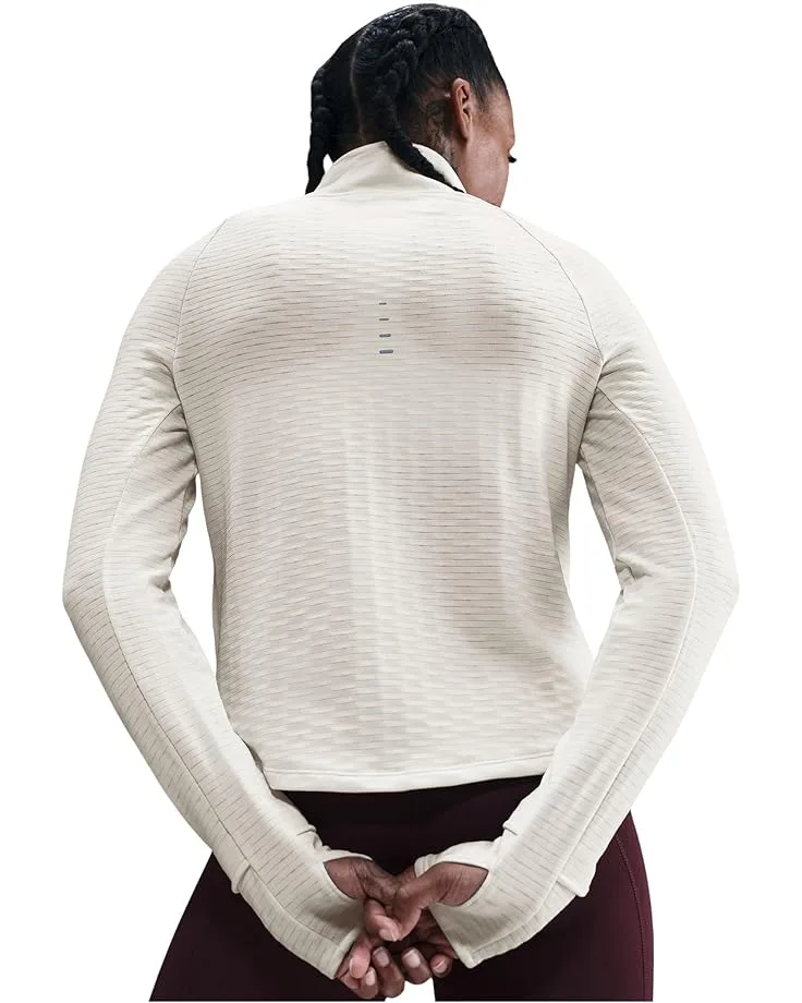 Топ Nike Swift Sphere Thermo-FIT Turtle-Neck Top, Sail/Reflective Silver — фото 4
