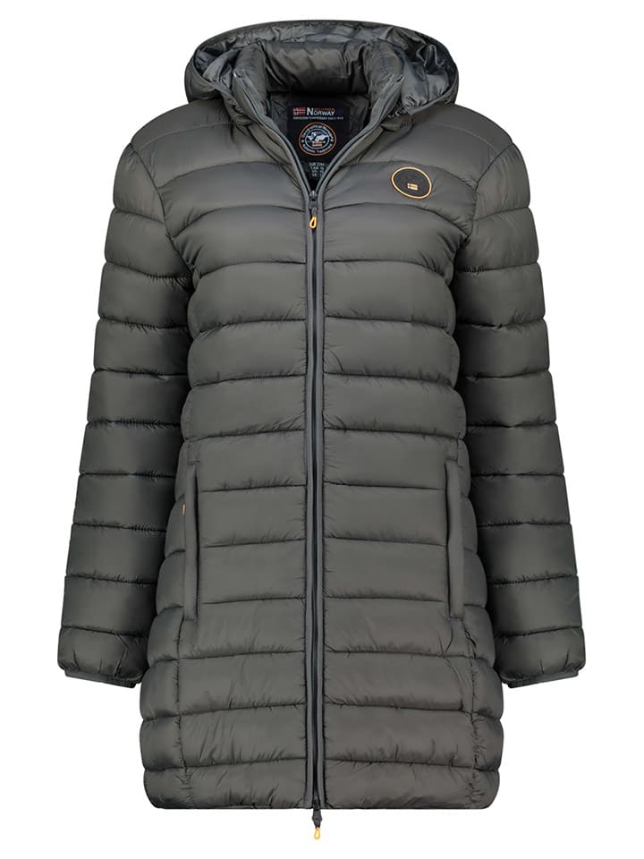 

Geographical Norway Стеганое пальто "Atikamap" темно-серого цвета