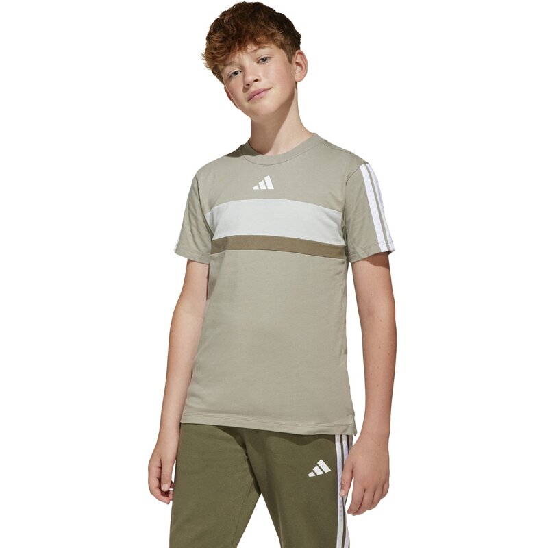 Рубашка сезонная базовая Tiberio 3-Stripes для детей Adidas, мультиколор — фото 2
