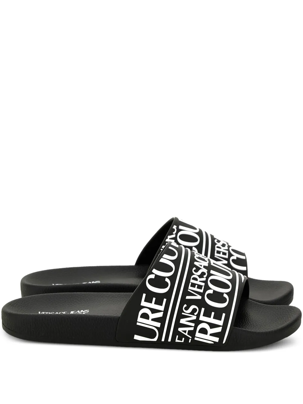 

Слайдеры с логотипом Versace Jeans Couture, черный