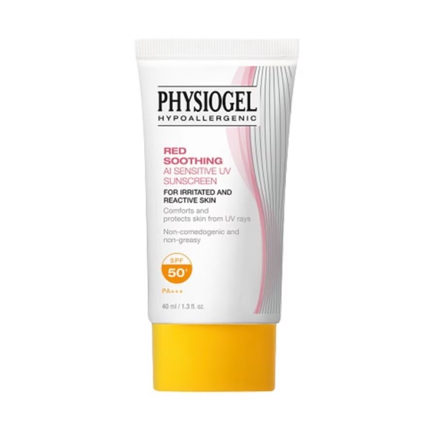 

Physiogel Red Soothing AI Sensitive UV Sunscreen SPF50+ PA+++ 40 мл, white