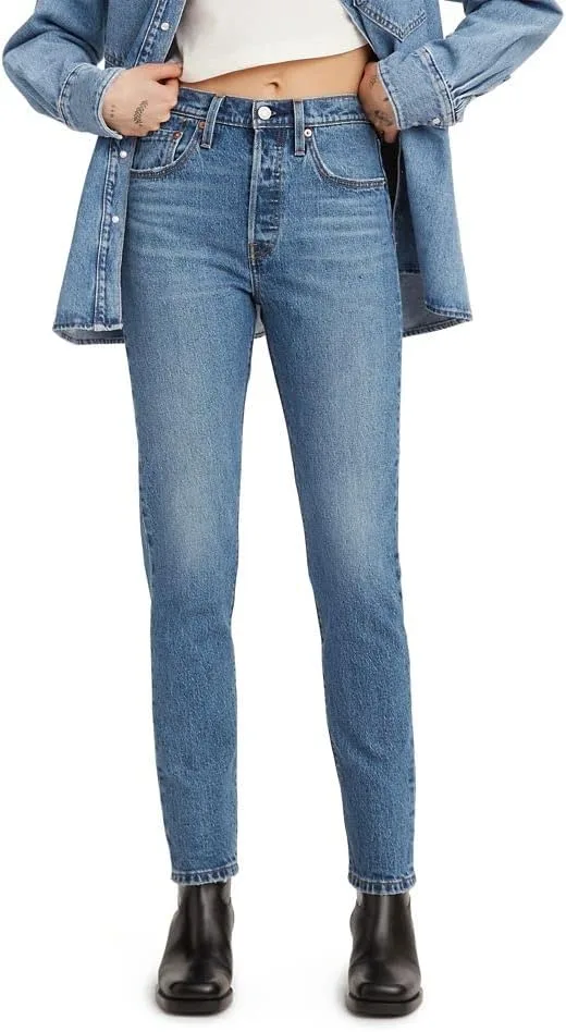 Levi's Женские джинсы 501 Skinny, индиго