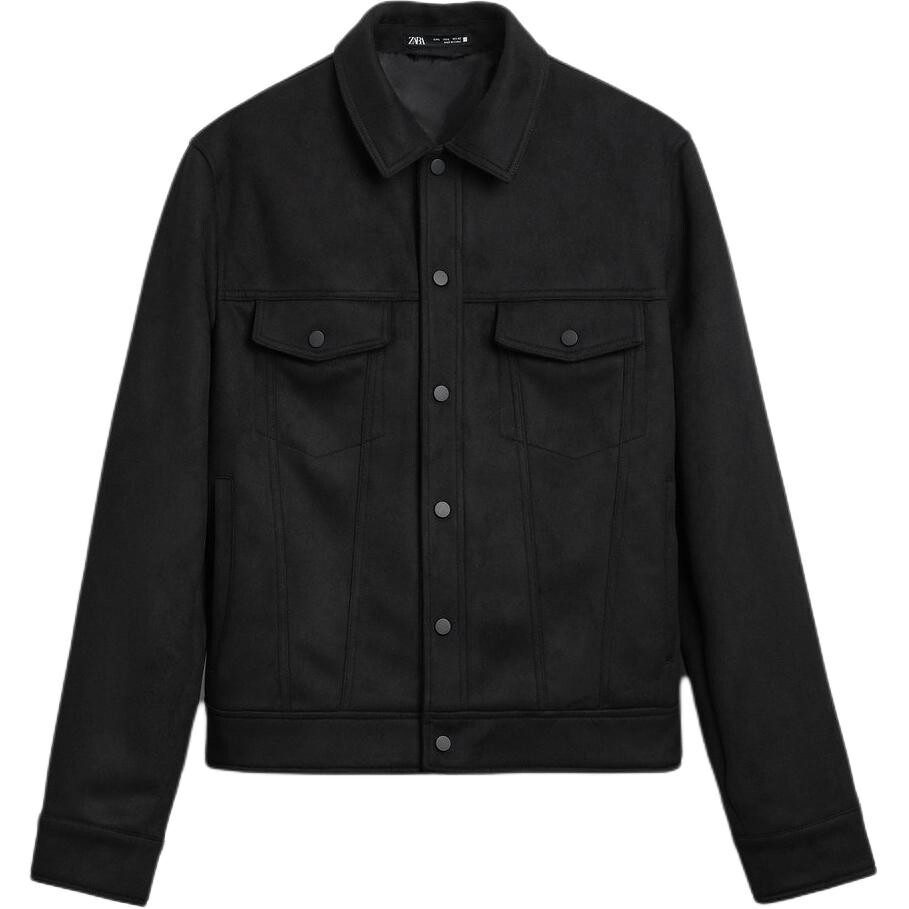 

Куртка мужская черная Zara, черный