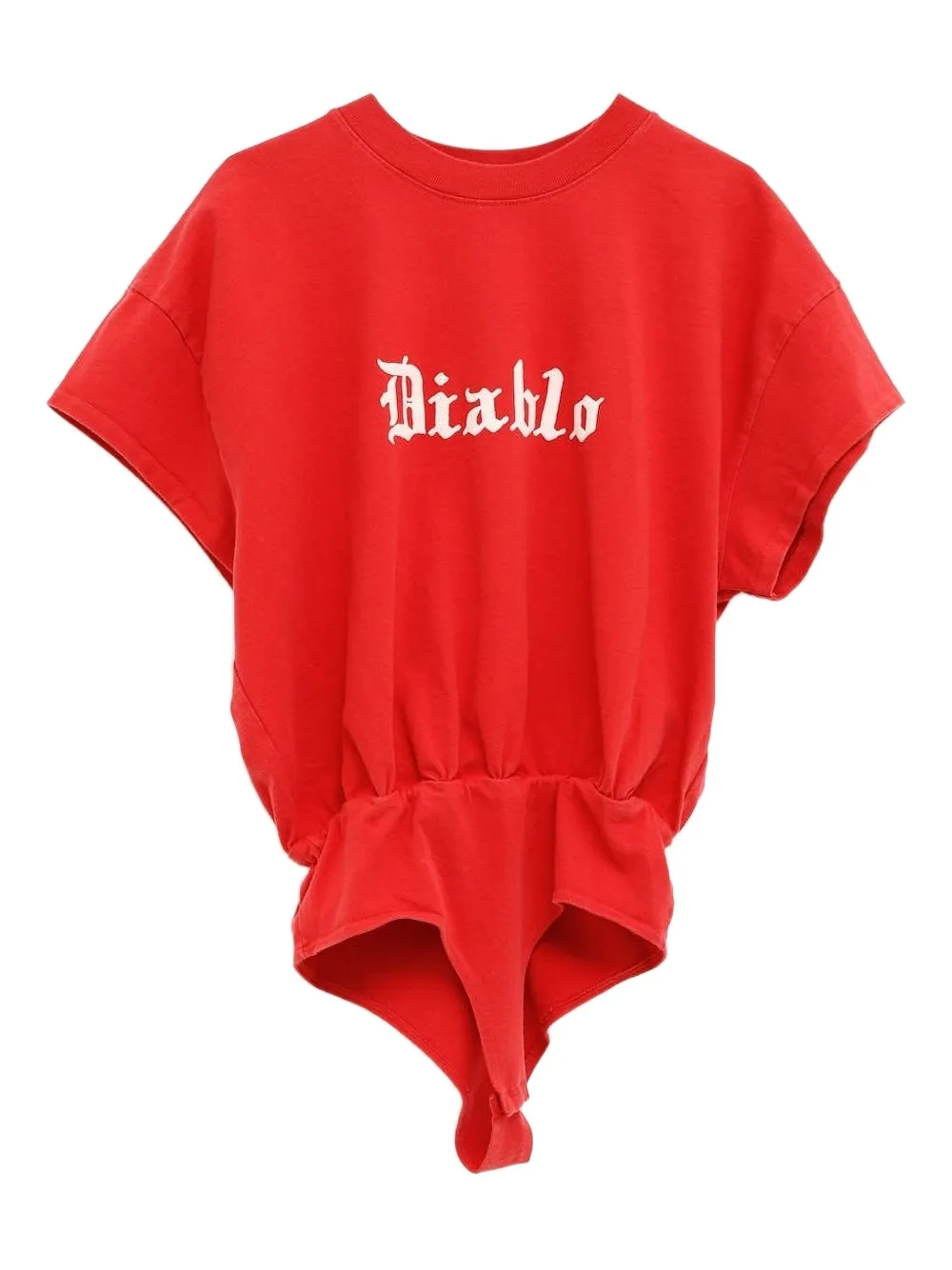 

Боди с принтом "Diablo" Willy Chavarria, красный