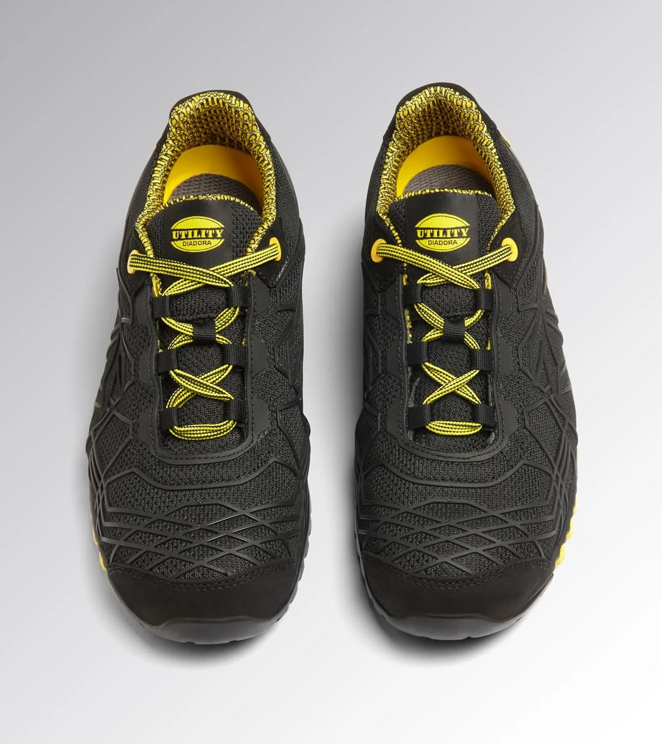 Рабочие кроссовки Utility Diadora - низкие рабочие кроссовки Run Text Low S1P SRC ESD для мужчин и женщин, Black — фото 2