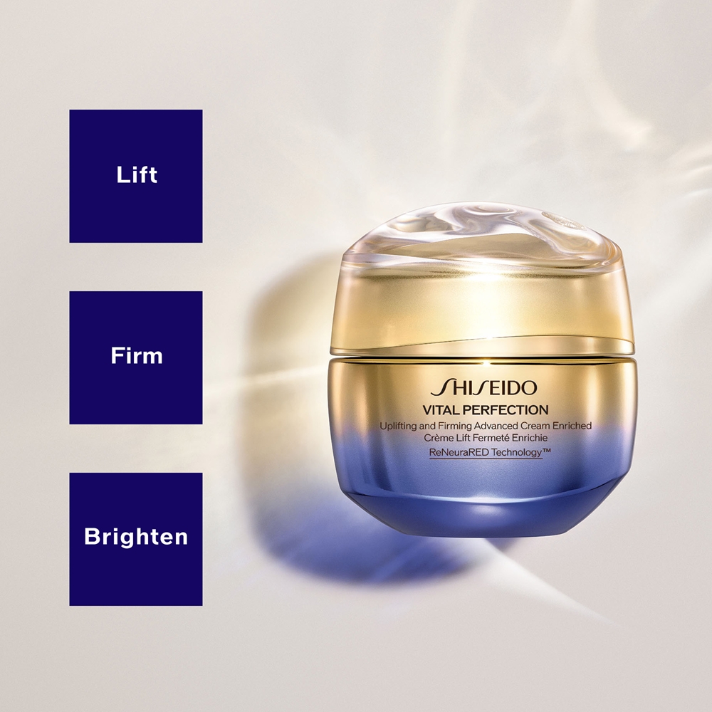 Крем для лица SPF SHISEIDO Подтягивающий и укрепляющий Vital Perfection, обогащенный интенсивным укрепляющим — фото 3
