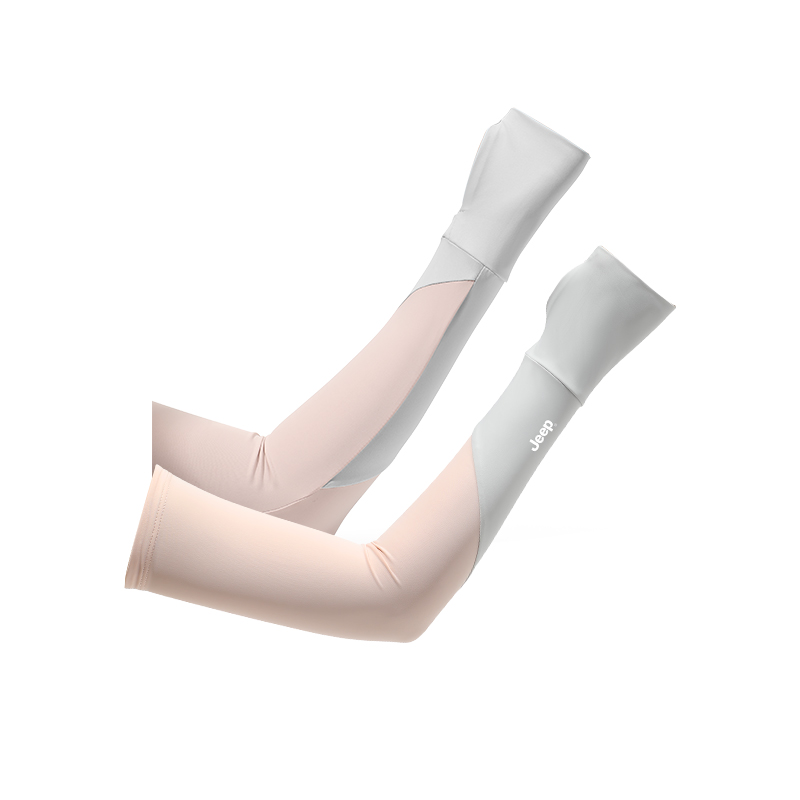 

Тонкие солнцезащитные рукава Women's Jeep, розовый серый