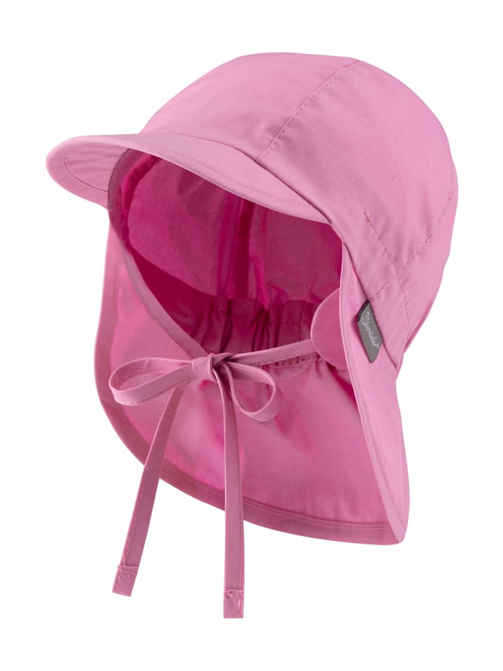 

Sterntaler Бейсболка с защитой шеи, однотонная розовая