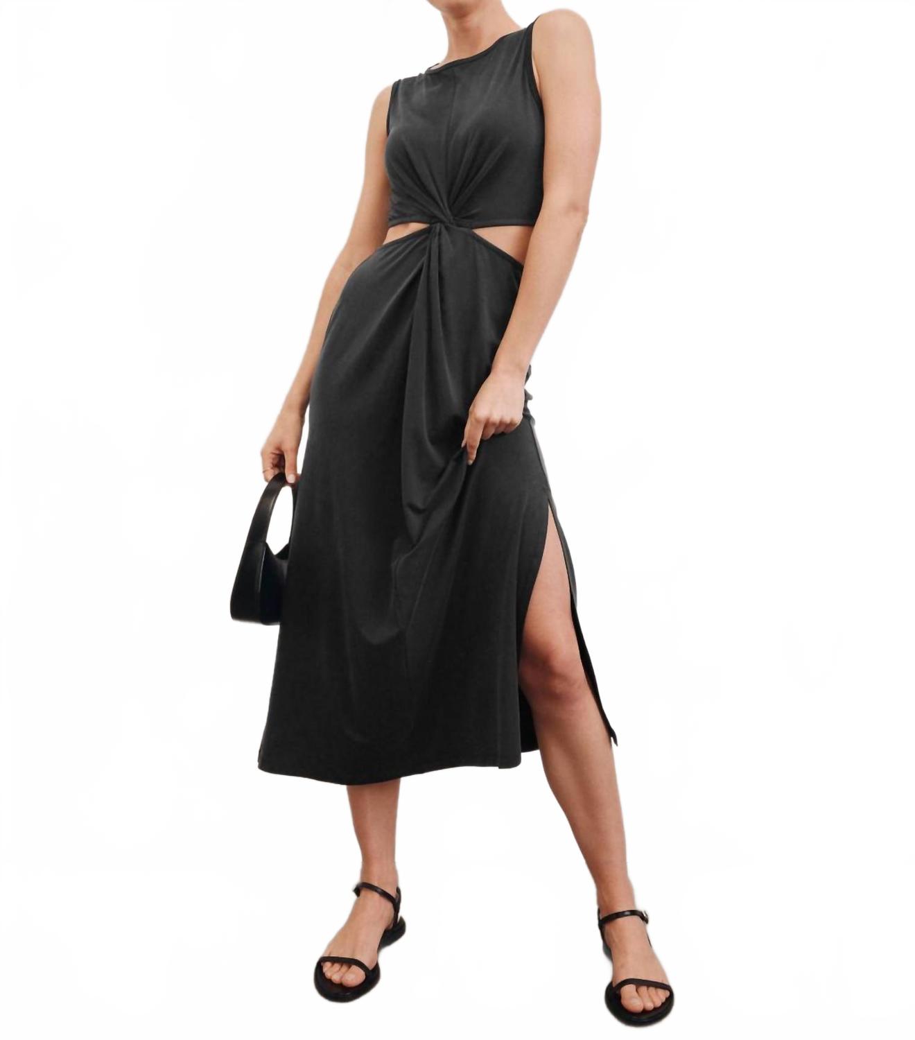 

Платье миди с перекрутом спереди Around The World, черное Beyond Yoga, черный