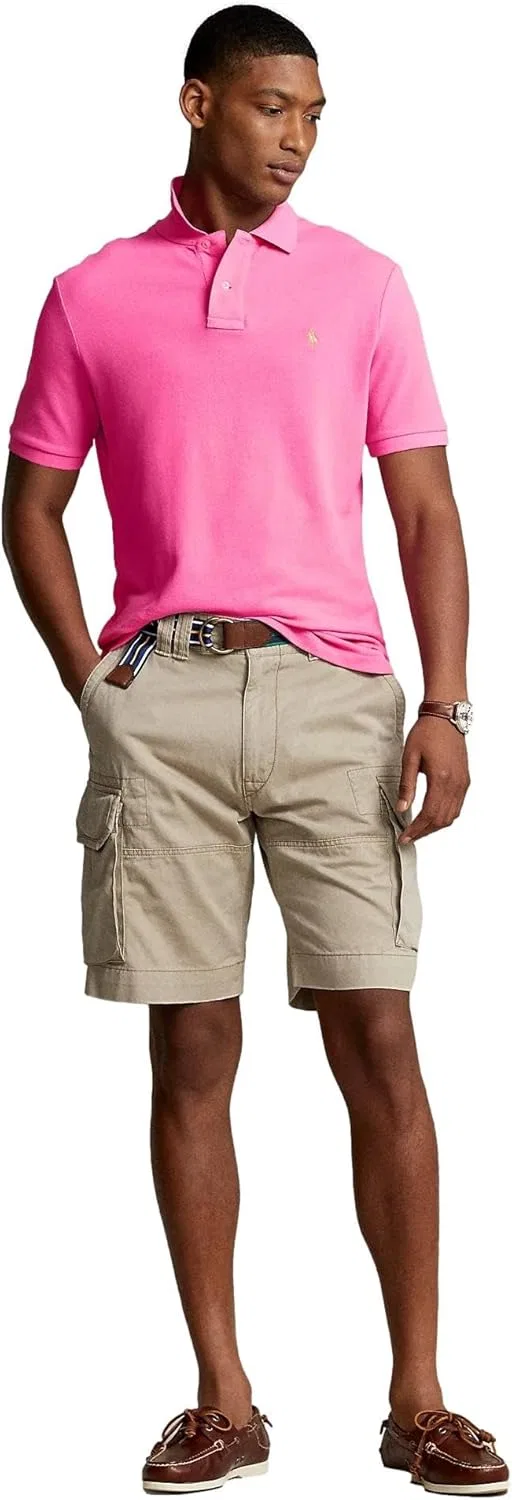 Мужская классическая рубашка поло POLO RALPH LAUREN, Rl Dalia Pink — фото 3