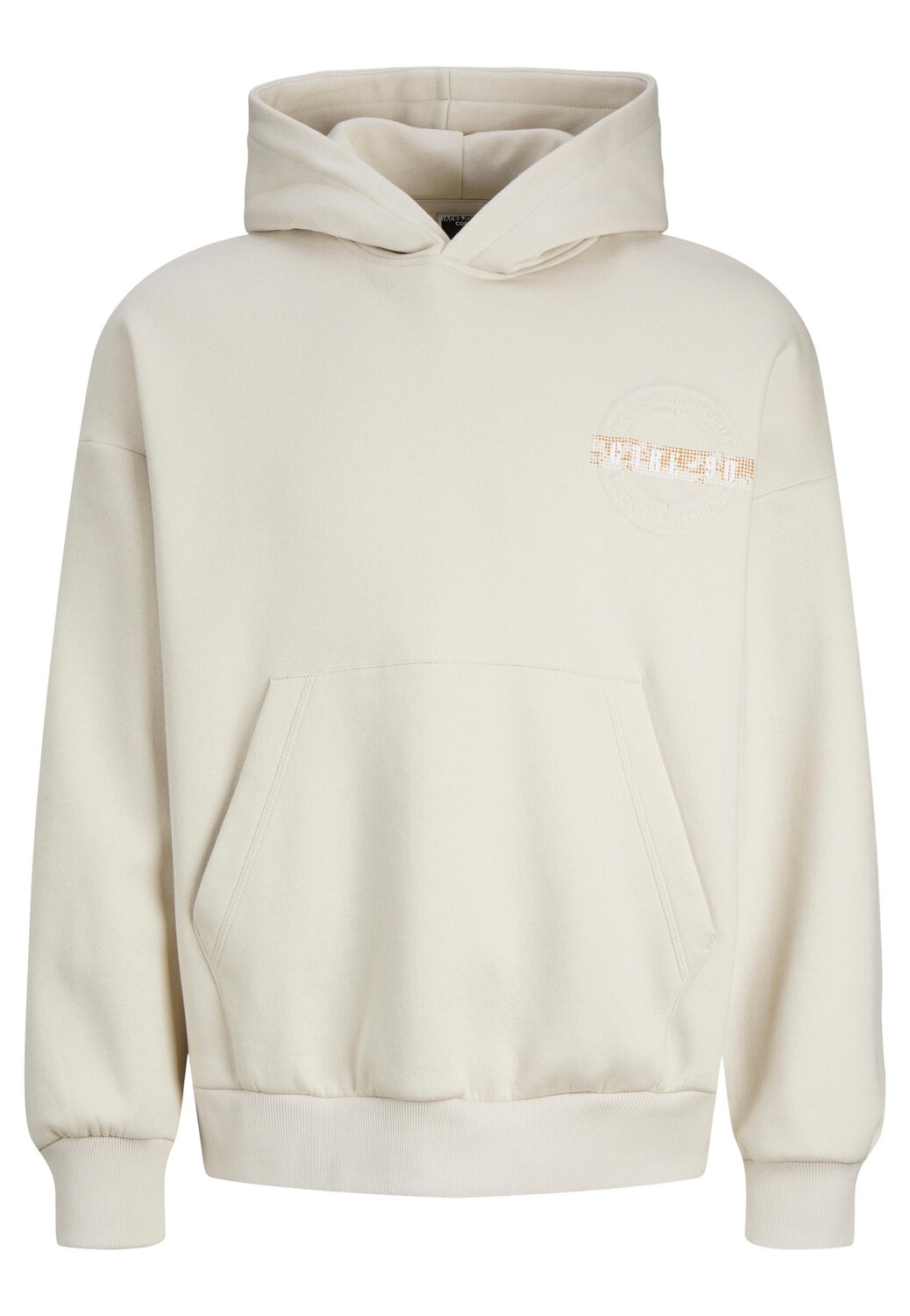 

Толстовка Jack & Jones Hoodie 'Digital', бежевый
