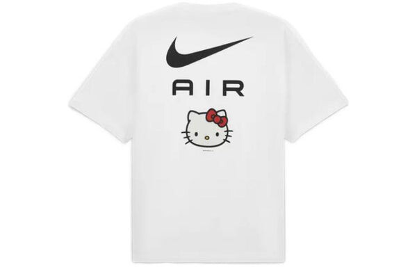 Футболка x hello kitty crossover ss22 funny alphabet cartoon printing short sleeve white Nike, мультиколор — фото 2