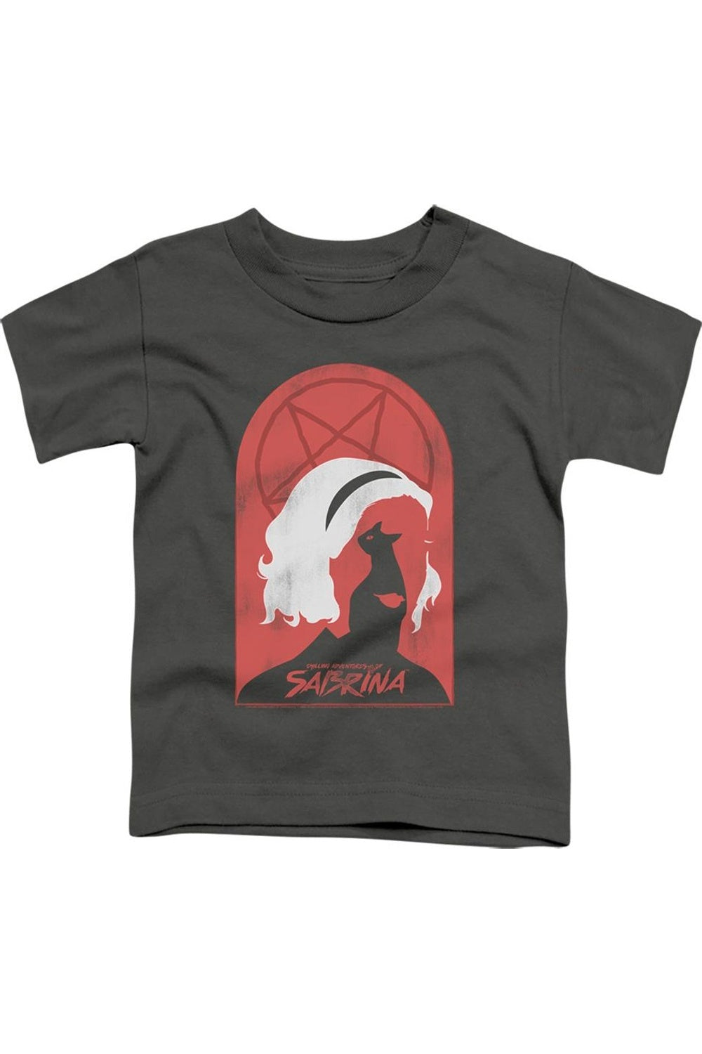 

Футболка с коротким рукавом "Chilling Adventures Of Sabrina" с Сабриной и Салемом для детей Gildan, Charcoal