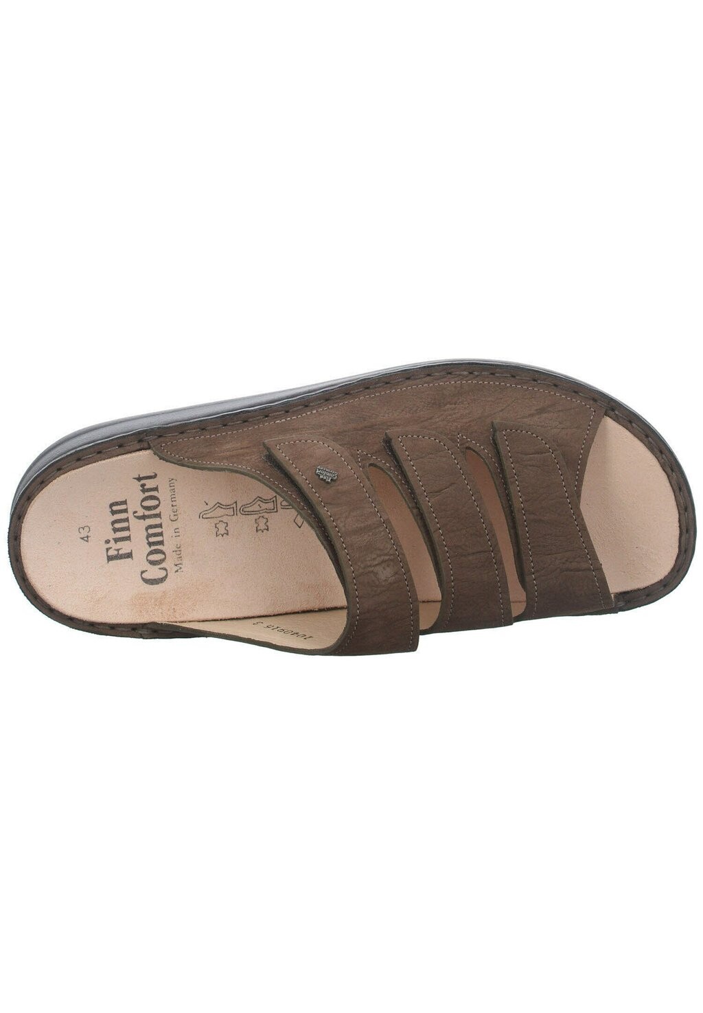 

Мюли KORFU Finn Comfort, серо-коричневый