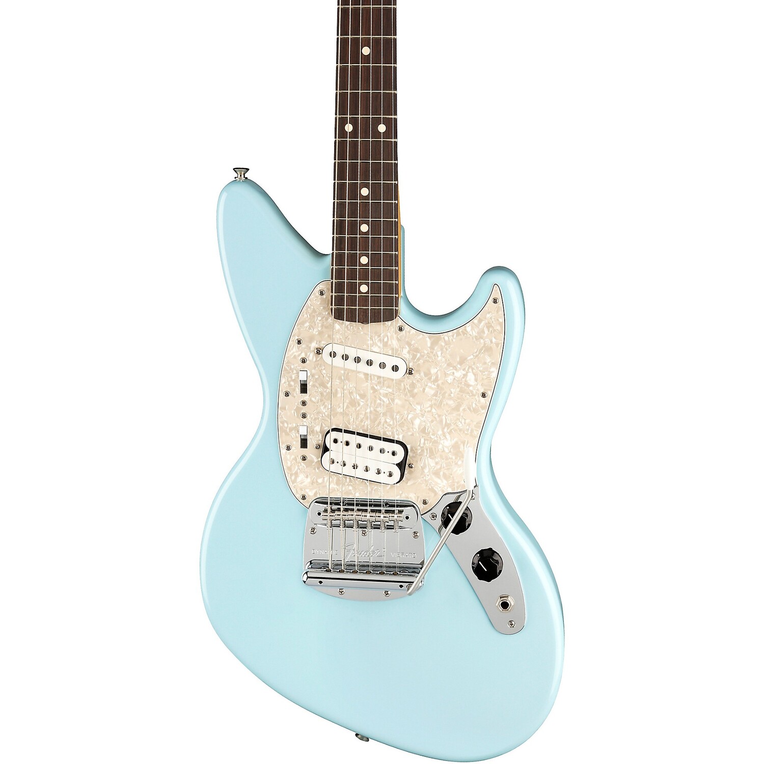 

Fender Kurt Cobain Jag-Stang Электрогитара с грифом из палисандра Sonic Blue
